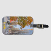 Seattle Cityscape in Autumn ラゲッジタグ (正面横)