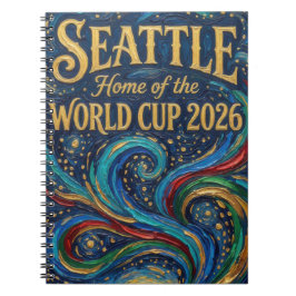 Seattle Home of the World Cup 2026 Soccer Moody ノートブック