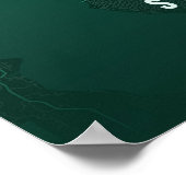 Seattle Map Print Washington City Wall Art Gift ポスター (角)