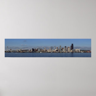 Seattle panorama ポスター