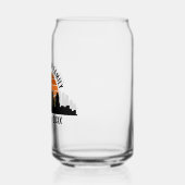 Seattle Skyline Sunset Custom Family Trip ガラス缶 (左)