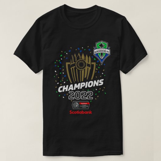 Seattle Sounders  Champions 2022 Premium  Tシャツ (デザイン正面)