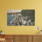 Seattle, WA – アルキポイントでボードウォーク キャンバスプリント (インサイチュ (リビング))