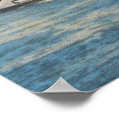 Seattle, WA - View of Kalakala Ferry on Puget ポスター (角)