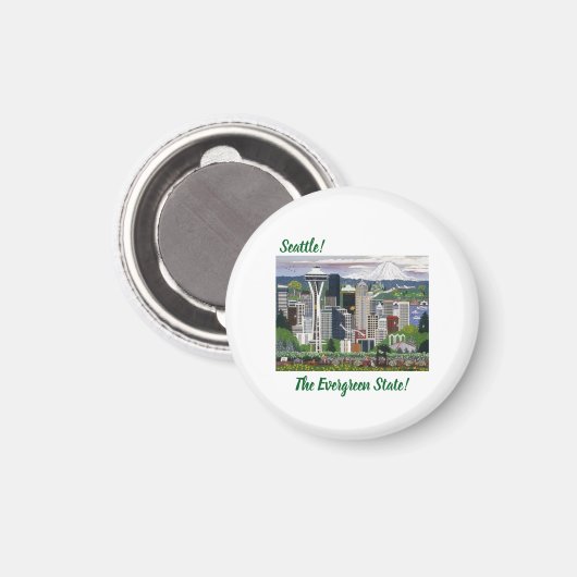 Seattle Washington マグネット (正面/裏面)