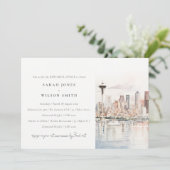 Seattle Washington Landscape Rehearsal Dinner 招待状 (スタンド正面)