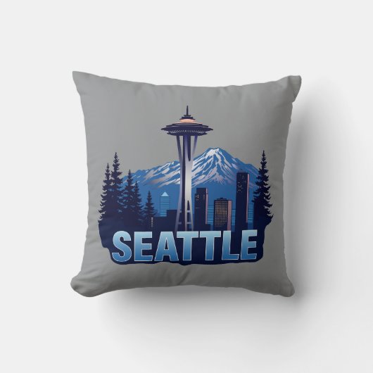Seattle Washington United States of America クッション (正面)