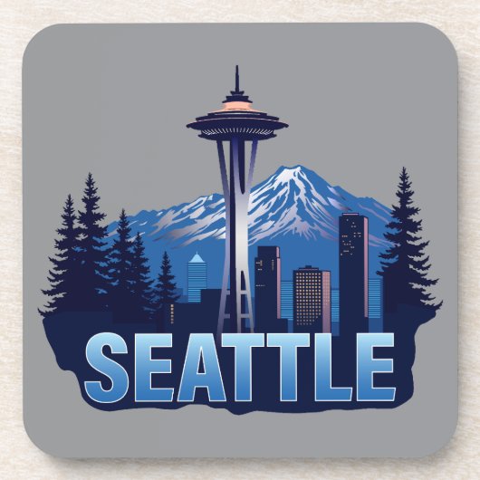 Seattle Washington United States of America コースター (正面)