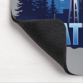 Seattle Washington United States of America マウスパッド (コーナー)