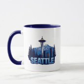 Seattle Washington United States of America マグカップ (左)