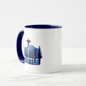 Seattle Washington United States of America マグカップ (正面左)