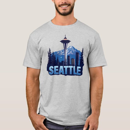 Seattle Washington United States of America Tシャツ (正面)