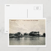 Seatuck、Eastport、NYヴィンテージ沿いのコテージ ポストカード (正面/裏面)