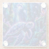 SeaTurtleFantasy ガラスコースター (裏面)