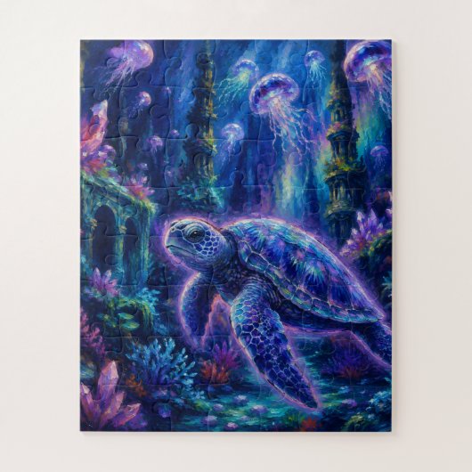 SeaTurtleFantasy ジグソーパズル (縦)