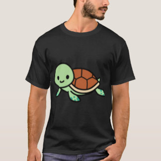 Seaurtle friends retro girl tシャツ