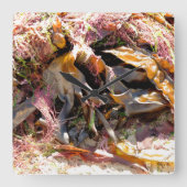 SEAWEED スクエア壁時計 (正面)