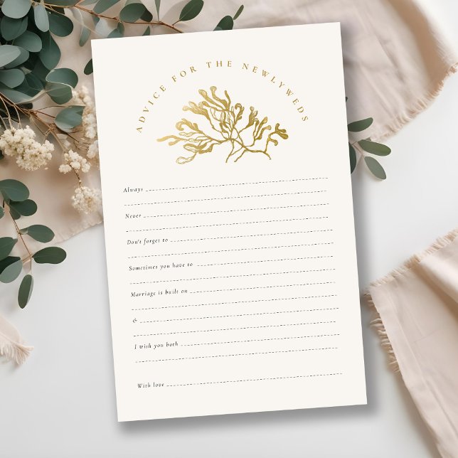 Seaweed Advice For Newlyweds Bridal Shower Game (クリエイターアップロード済み)