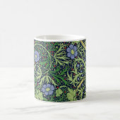 Seaweed art nouveau design by William Morris コーヒーマグカップ (中央)