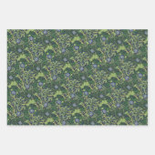 Seaweed art nouveau design by William Morris ラッピングペーパーシート (正面2)