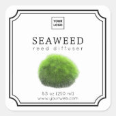 Seaweed Reed Diffuser Label スクエアシール (正面)