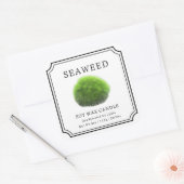 Seaweed Soy Wax Candle Label スクエアシール (封筒)