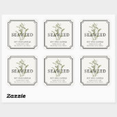 Seaweed Soy Wax Candle Label スクエアシール (シート)