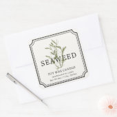 Seaweed Soy Wax Candle Label スクエアシール (封筒)