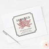 Seaweed Soy Wax Candle Label スクエアシール (封筒)