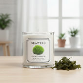 Seaweed Soy Wax Candle Label スクエアシール