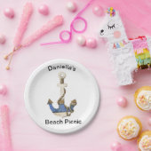 Seaworthy Anchor Beach Picnic Paper Plate ペーパープレート (パーティー)