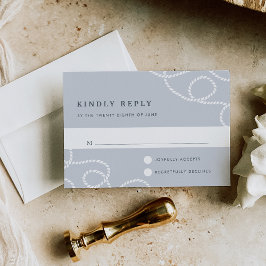 Seaworthy RSVPカード | フォグ