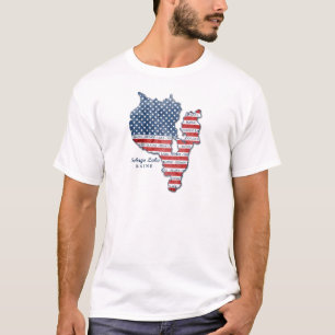 Sebago湖のメインのワイシャツ Tシャツ