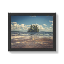 Sebago Lake Islandバリューポスター紙(マット)
