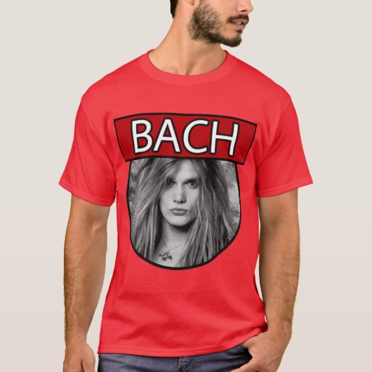 Sebastian Bach Skid Row レトロ Tシャツ (正面)