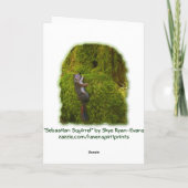 SEBASTIAN SQUIRRELノートカード カード (裏面)