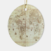 Sebastienが設計している世界のRc C 2487の地図 セラミックオーナメント (左)