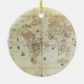Sebastienが設計している世界のRc C 2487の地図 セラミックオーナメント (裏面)