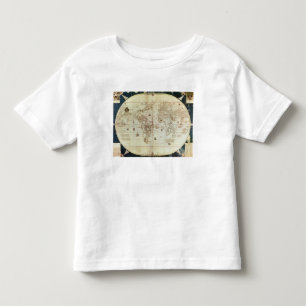 Sebastienが設計している世界のRc C 2487の地図 トドラーTシャツ