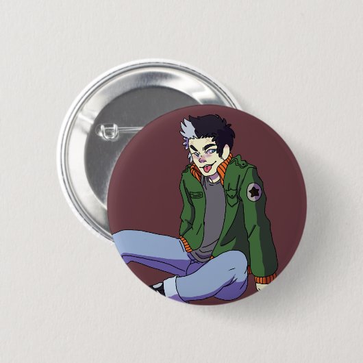 Sebastion 缶バッジ (正面&裏面)