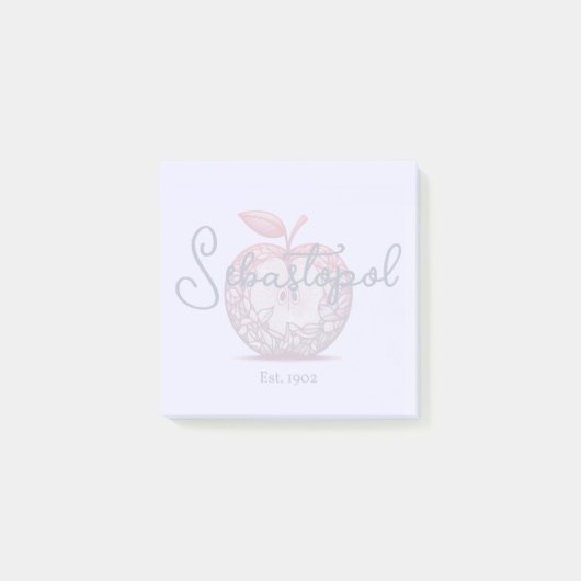 Sebastopol California Gravenstein Apple Fair ポストイット (正面)