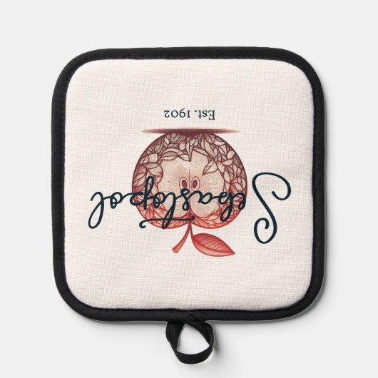 Sebastopol California Gravenstein Apple Fair 鍋敷き (正面)