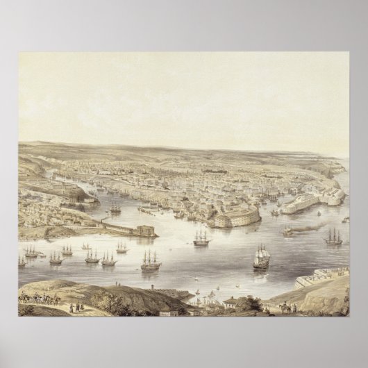 Sebastopol in All Its Glory, 1848，刻印 ポスター (正面)