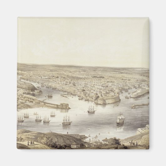 Sebastopol in All Its Glory, 1848,刻印 マグネット (正面)