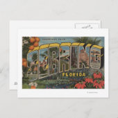 Sebring, Florida – ラージ・レター・シーン ポストカード (正面/裏面)