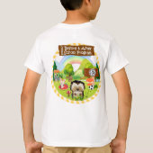 SEBRSD B/ASPの青年背部ロゴのTシャツ Tシャツ (裏面)