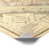 Sec 2ブルックリンの地図 ポスター (角)