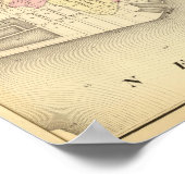 Sec 3ブルックリンの地図 ポスター (角)