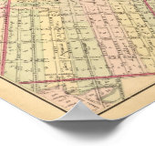 Sec 5ブルックリンの地図 ポスター (角)