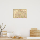 Sec 7ブルックリンの地図 ポスター (キッチン)